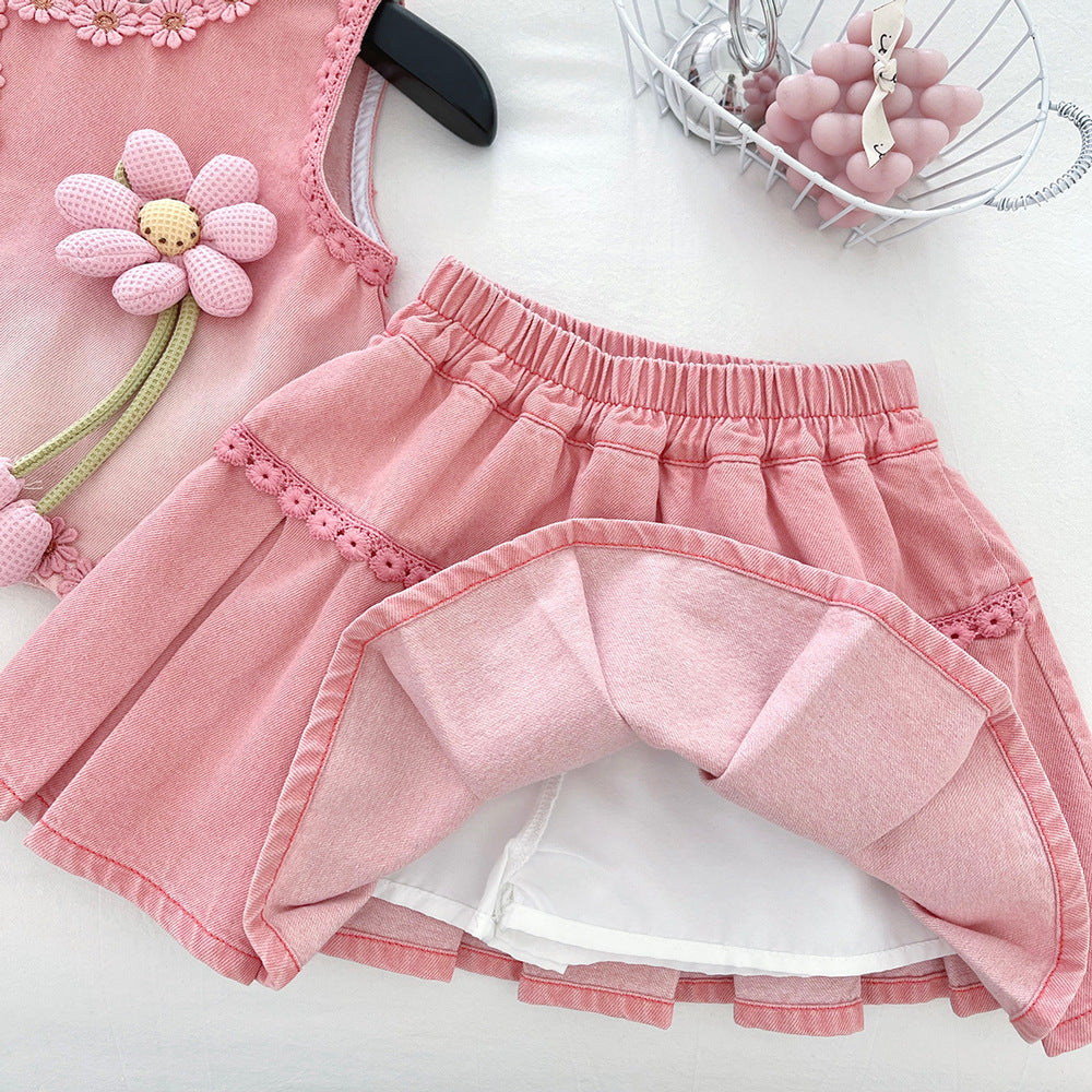 Set din doua piese Biriana Roz