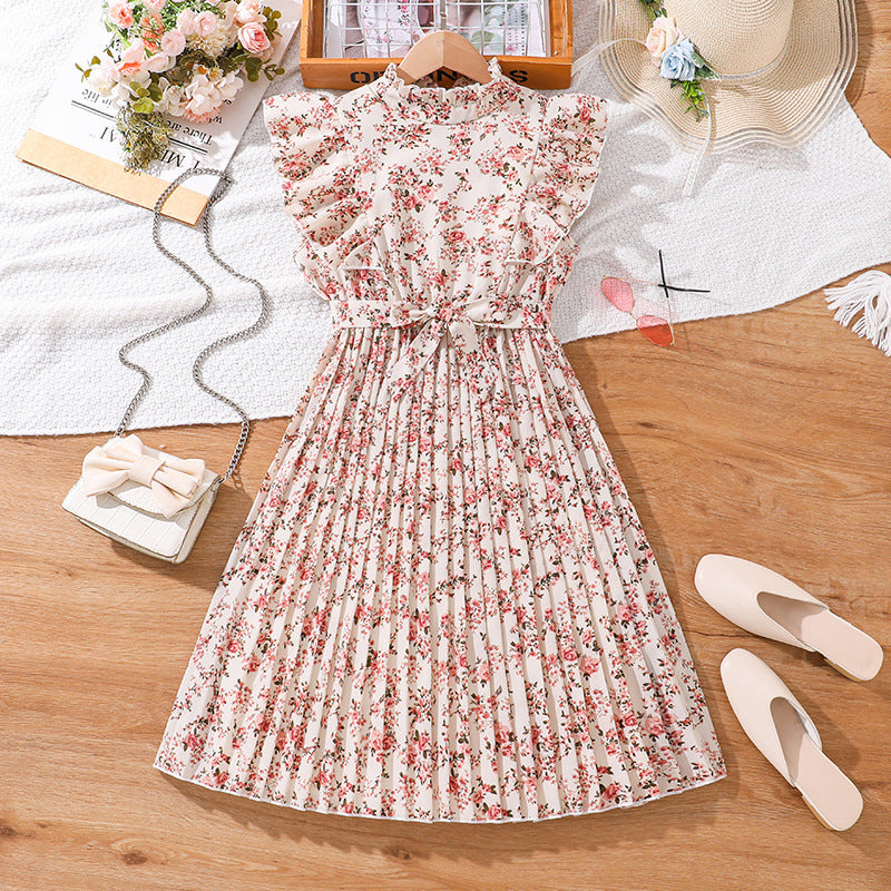 Rochie cu detalii Lesea Crem
