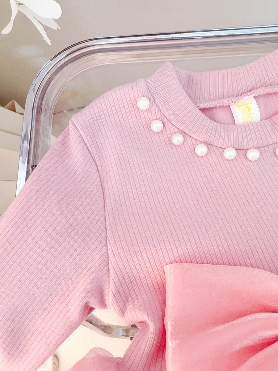 Rochie cu detalii Camena Roz