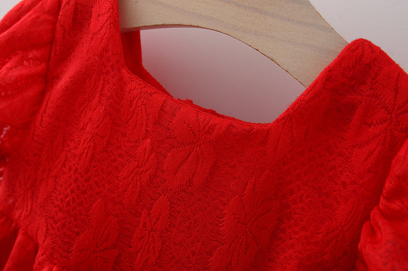Zsinóros ruha Solmia Red