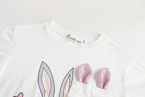 Set din doua piese Lucky Rabbit Albastru
