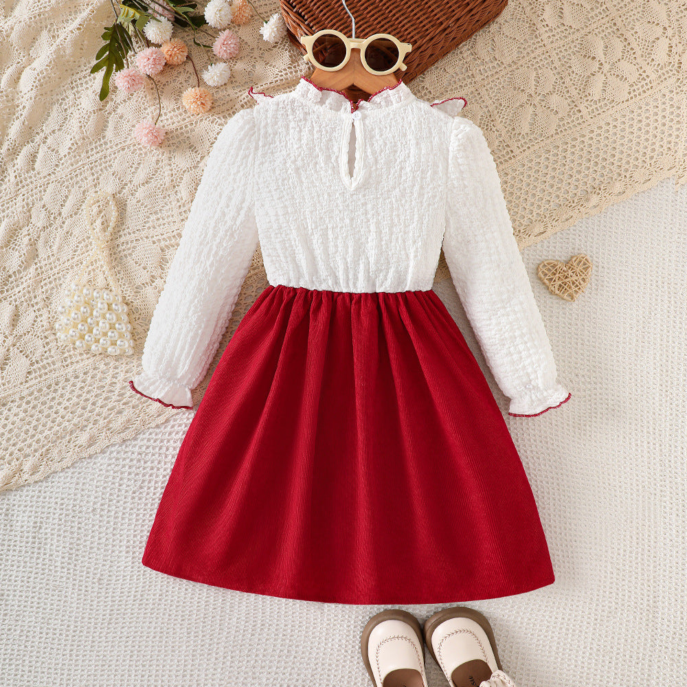 Rochie cu detalii Rivara Rosu