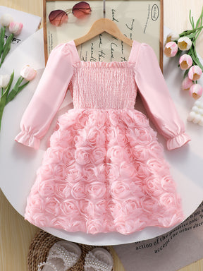 Rochie cu detalii Monsya Roz