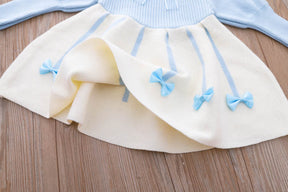 Rochie cu részletek Renasy Albastru