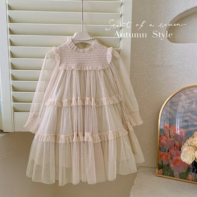 Rochie cu detalii Aramena Crem