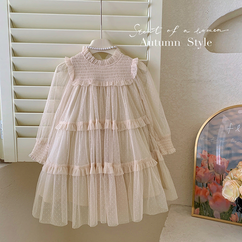 Rochie cu detalii Aramena Crem