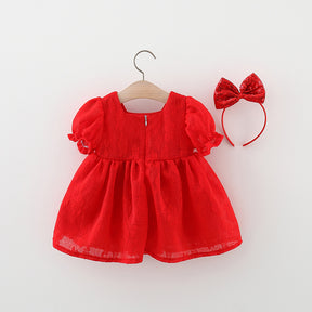 Zsinóros ruha Solmia Red