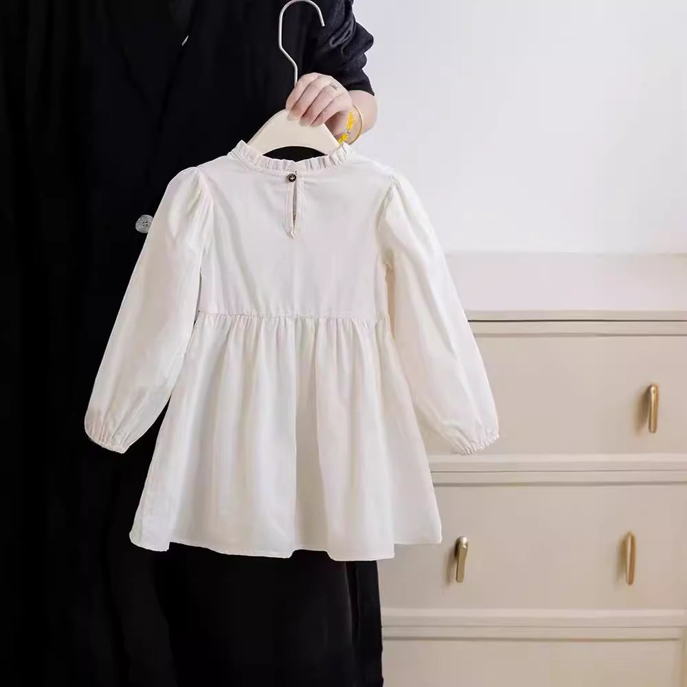 Rochie cu detalii Lameny Crem