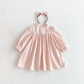 Rochie cu cordeluta Renara Roz