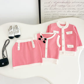 Set din trei piese Carmena Roz