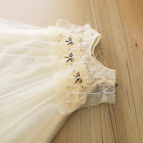 Rochie cu detalii Zefira Crem