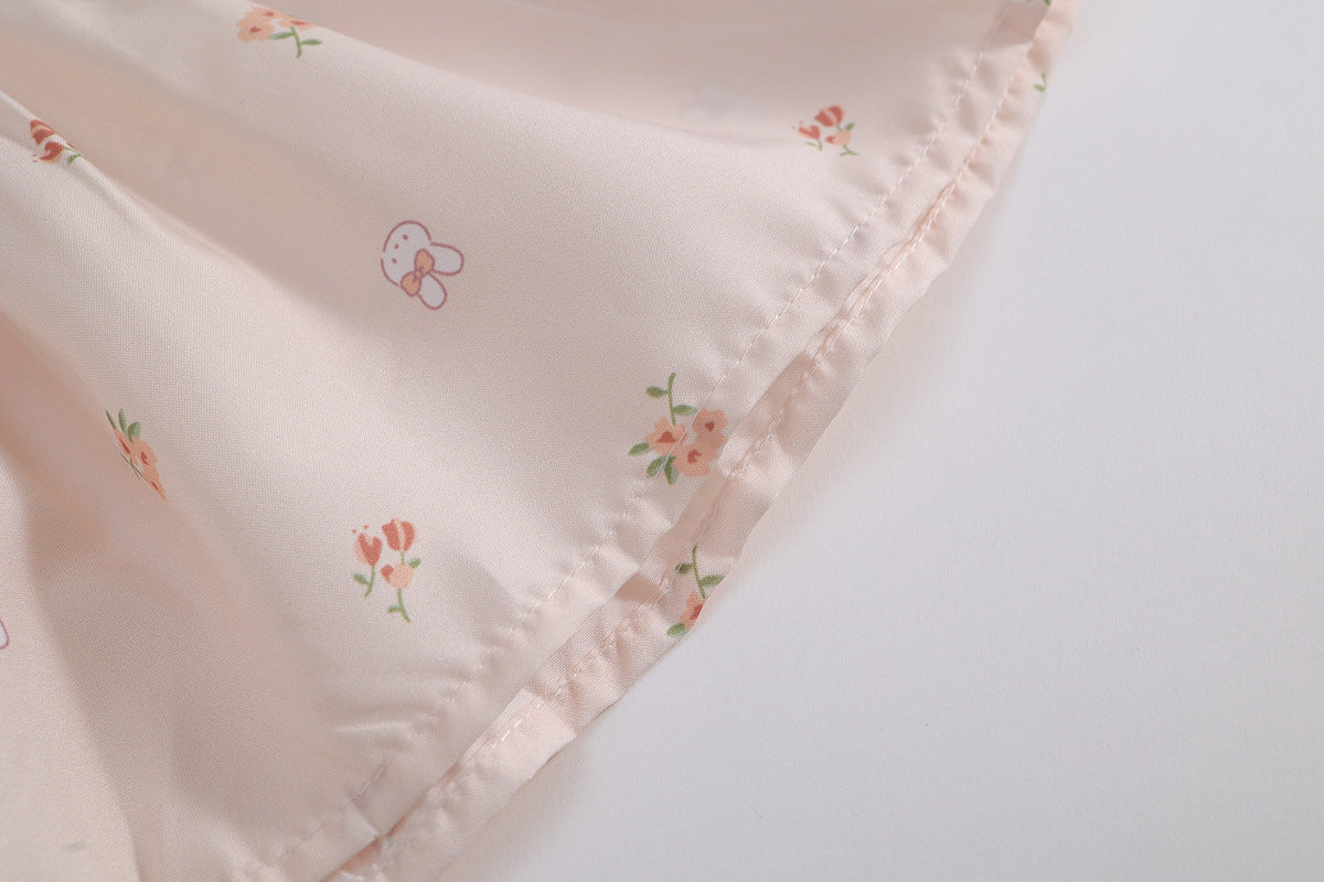 Rochie cu detalii Lursa Roz Deschis