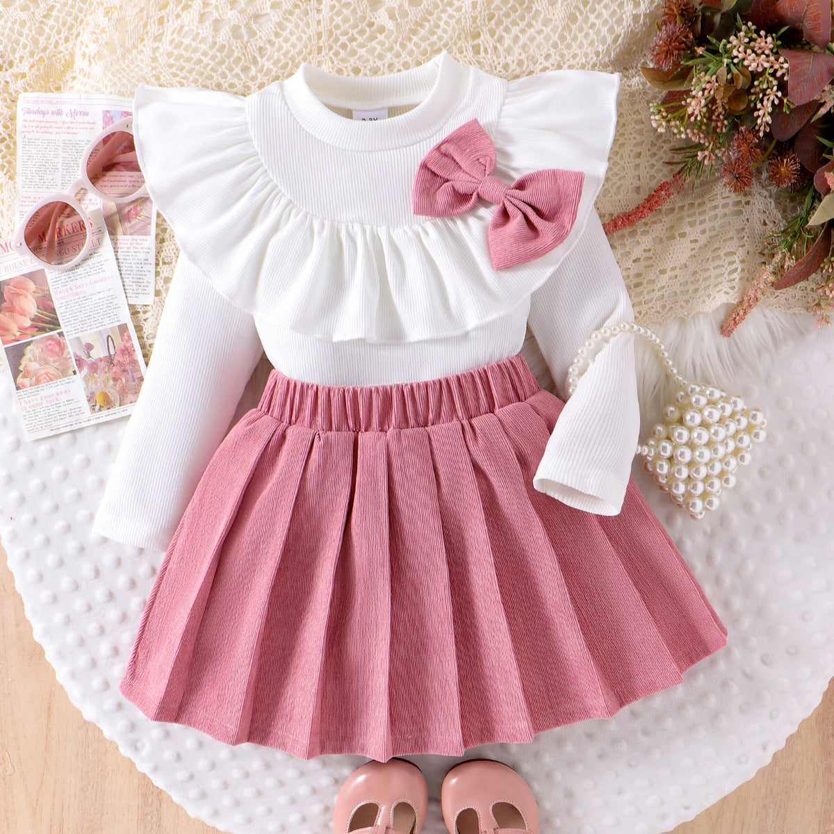 Set din doua piese Alaela Roz