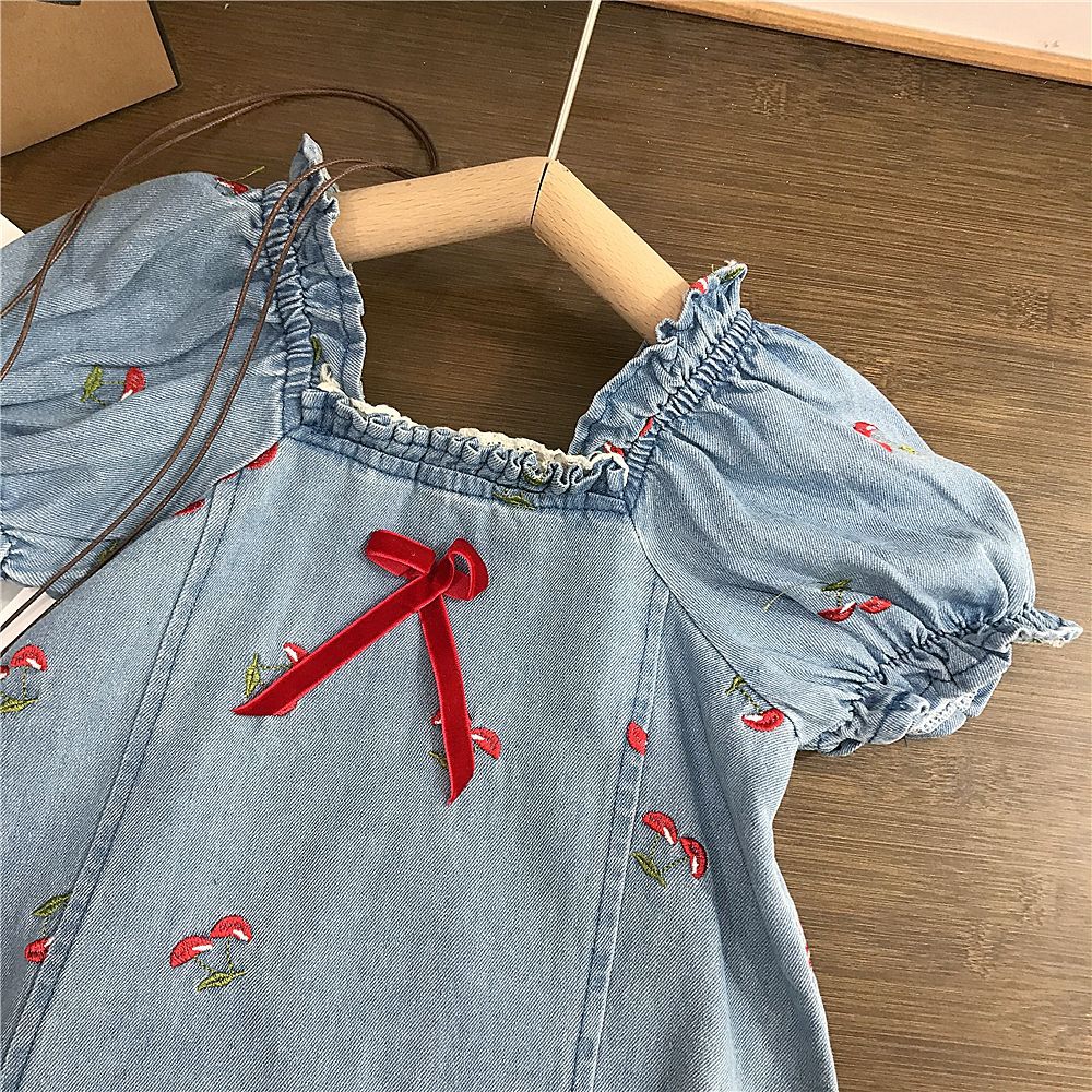 Rochie cu detalii Fonasy Albastru
