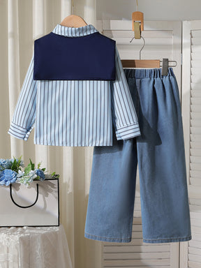 Set din doua piese Ravna Albastru