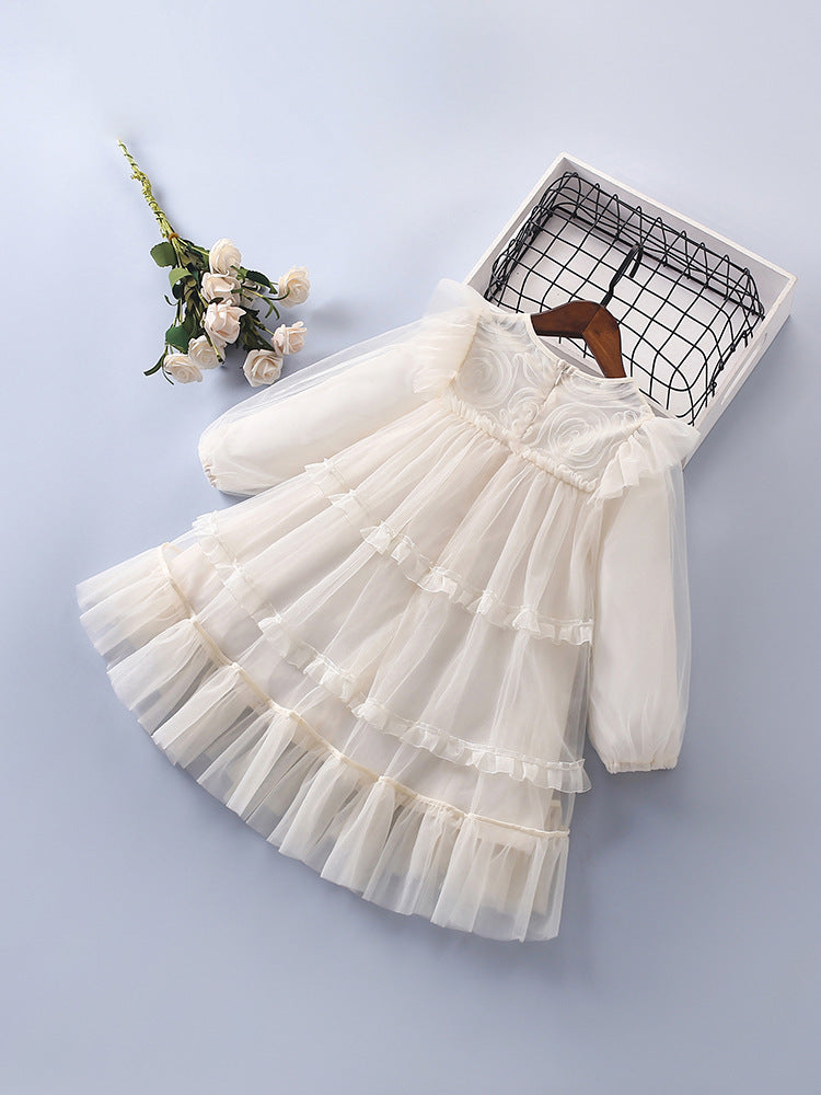 Rochie cu detalii Ylazia Crem