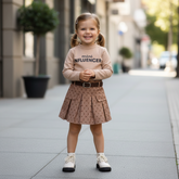 Kétrészes szett Mini Influencer Barna