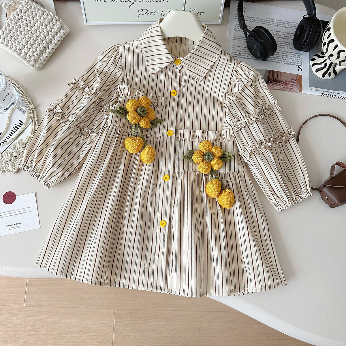 Rochie cu detalii Serty Crem