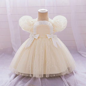Rochie cu detalii Sabell Crem