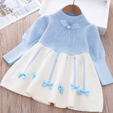 Rochie cu részletek Renasy Albastru