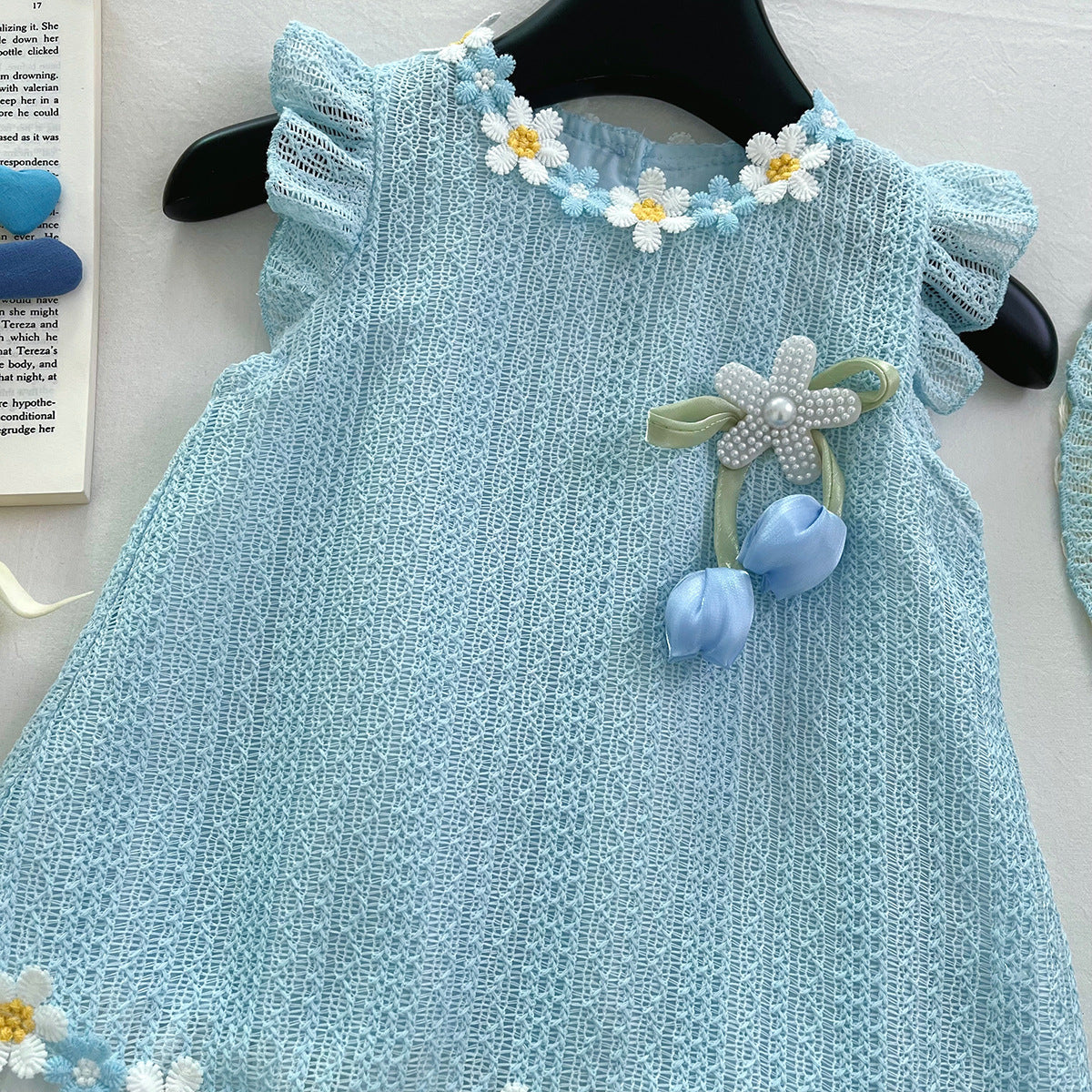 Rochie cu palarie Kanyra Albastru