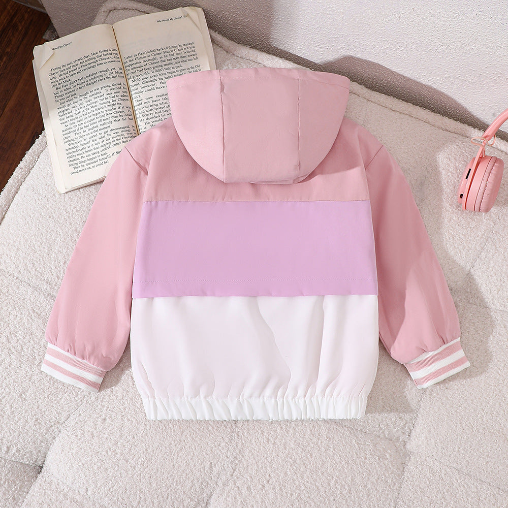 Jacheta cu gluga Aderia Roz