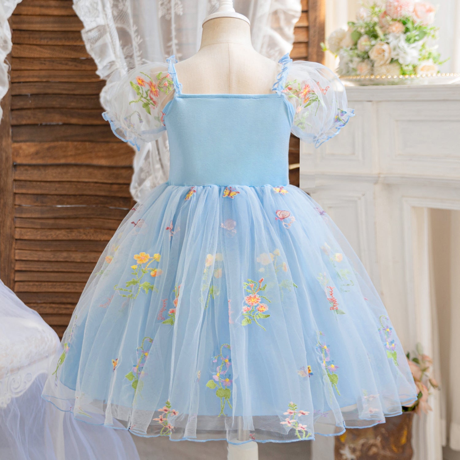 Rochie cu detalii Robyna Albastru