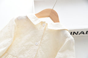 Rochie cu detalii Juya Crem