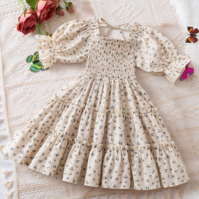 Rochie cu detalii Caelora Crem