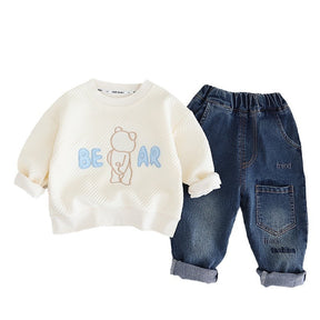 Set din doua piese Be Bear Crem