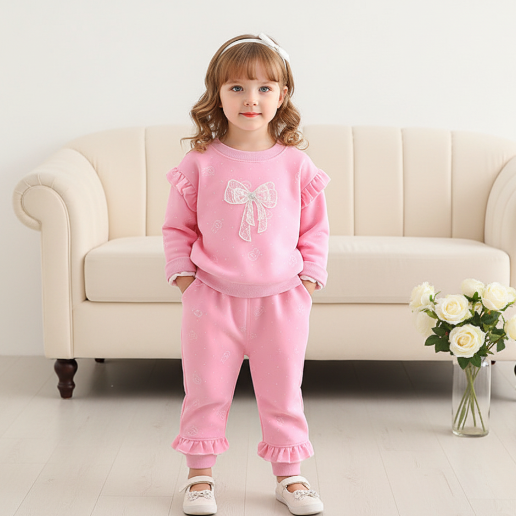 Set din doua piese Miluna Roz