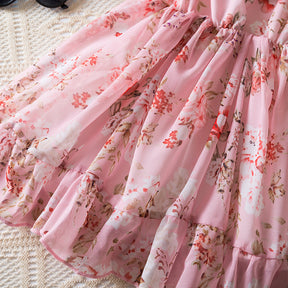 Rochie cu detalii Zireen Roz