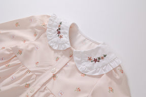 Rochie cu detalii Lursa Roz Deschis