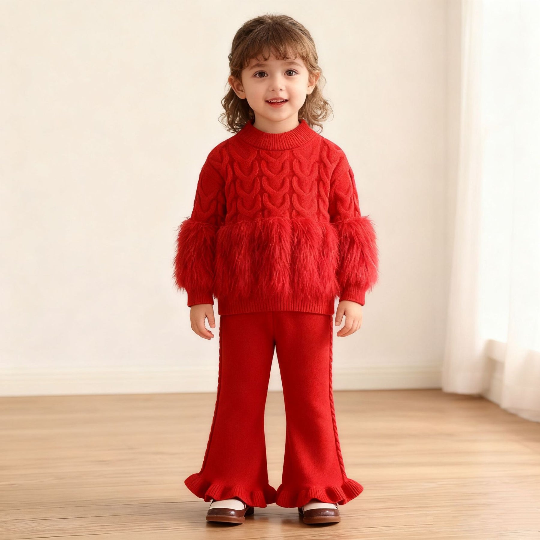 Set din doua piese Desira Rosu