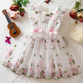 Rochie cu detalii Solin Alb