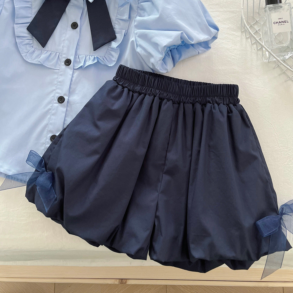 Set din doua piese Maliara Albastru
