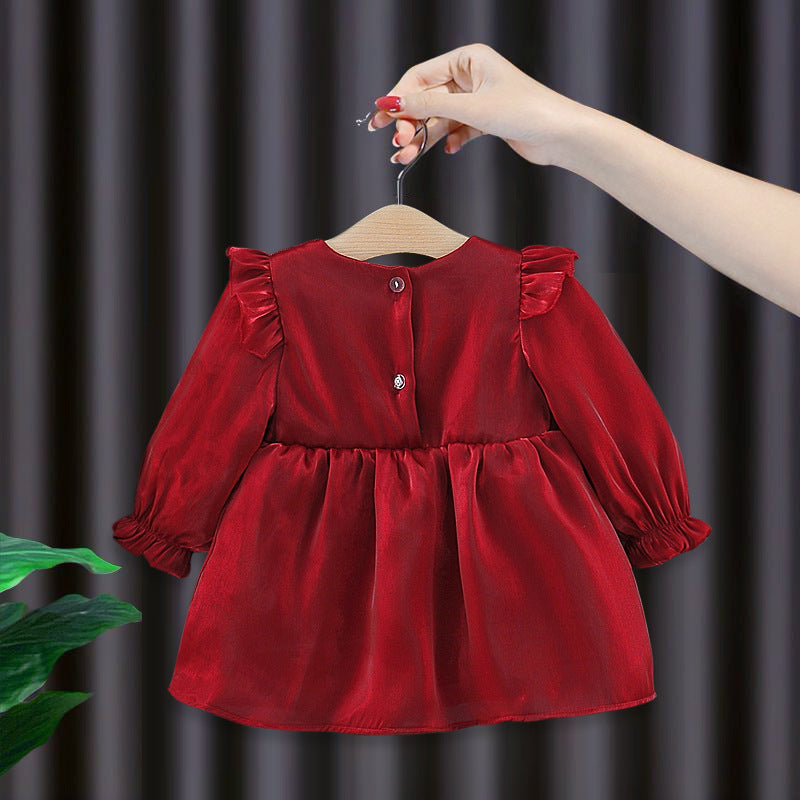 Rochie cu detalii Miresi Rosu