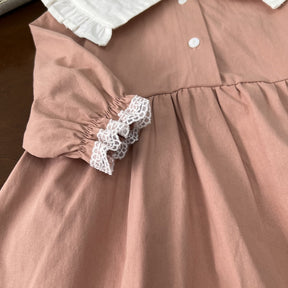 Rochie cu detalii Unyra Roz