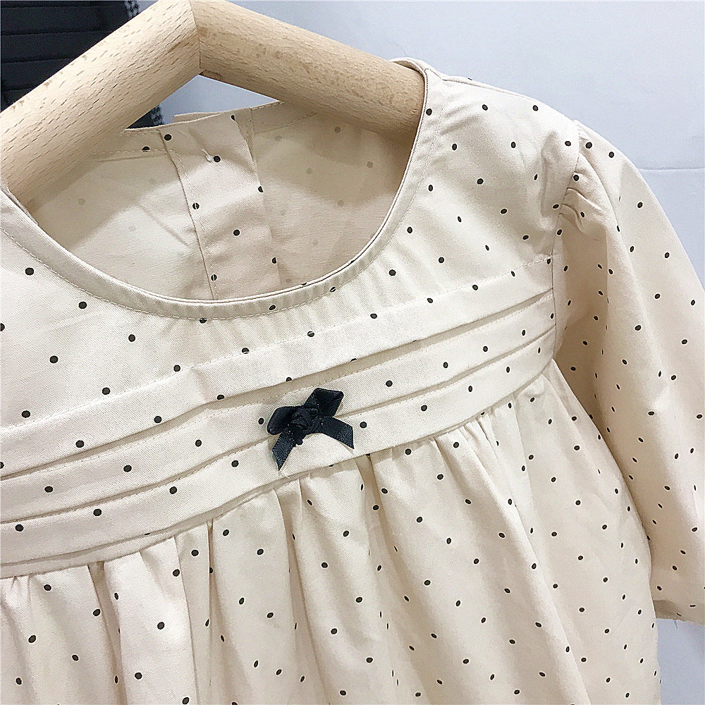 Rochie cu detalii Mamra Crem