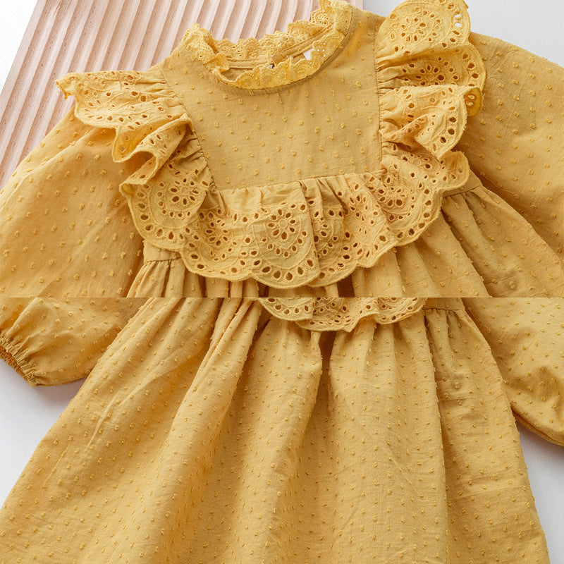 Rochie cu detalii Libiana Portocaliu