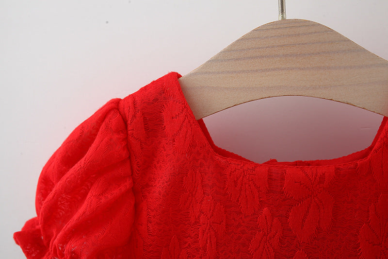 Zsinóros ruha Solmia Red