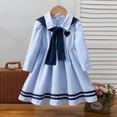 Rochie cu guler detasabil Yrva Albastru