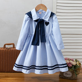 Rochie cu guler detasabil Yrva Albastru