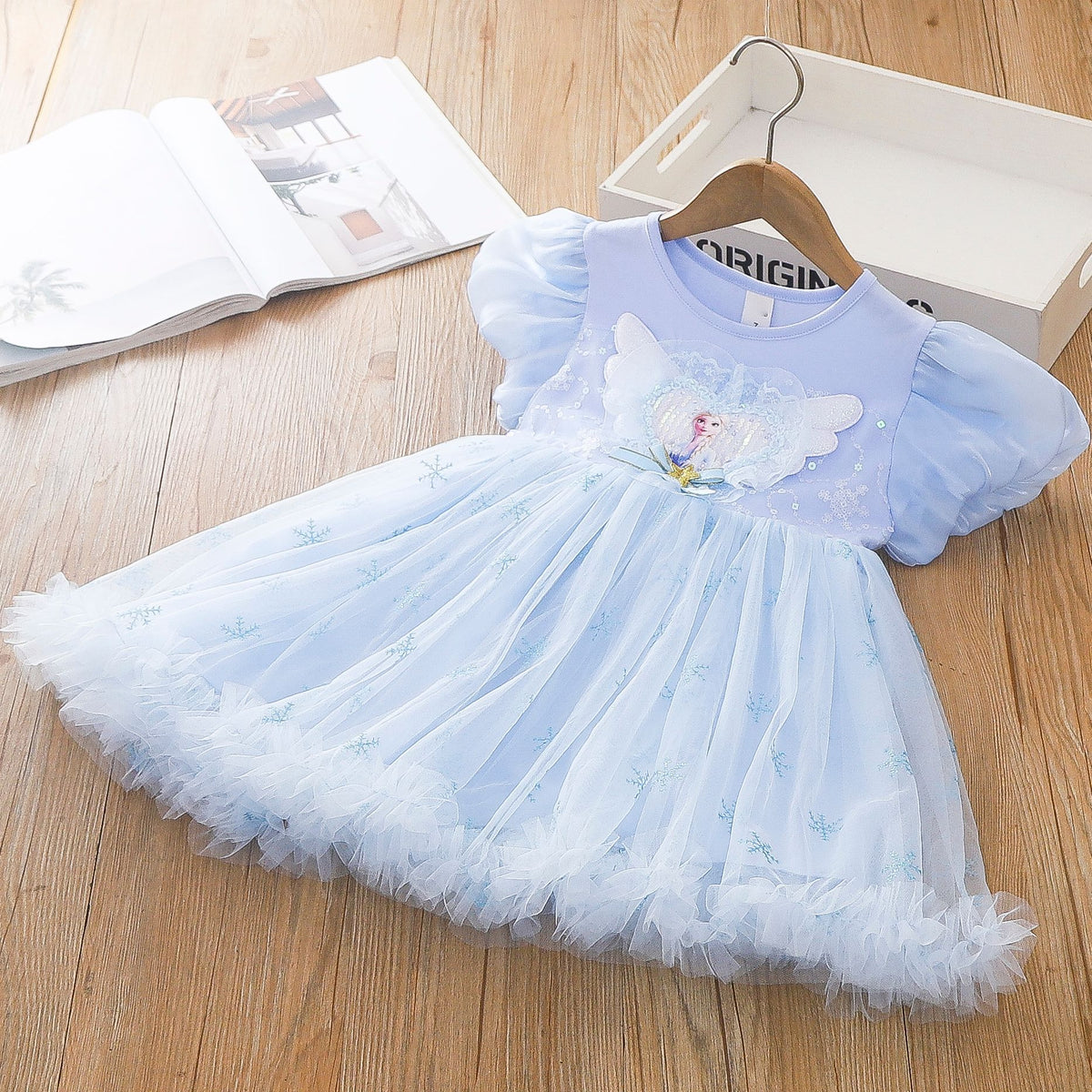 Rochie cu detalii Inery Albastru