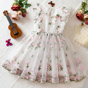 Rochie cu detalii Solin Alb