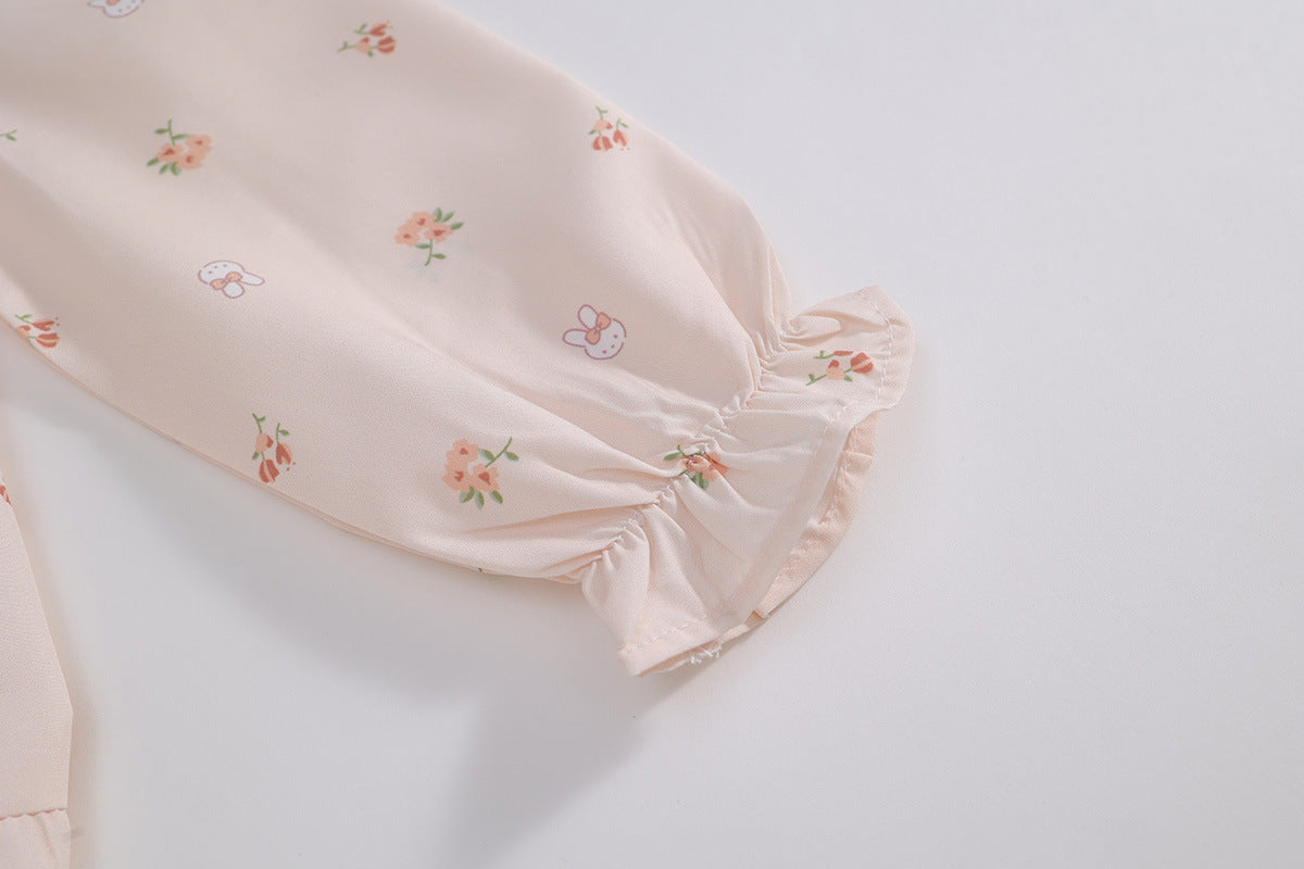 Rochie cu detalii Lursa Roz Deschis