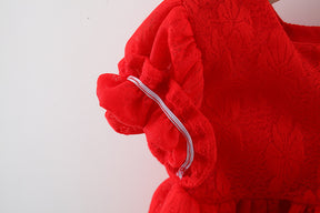Zsinóros ruha Solmia Red