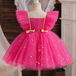 Rochie cu  agrafa Isora Roz