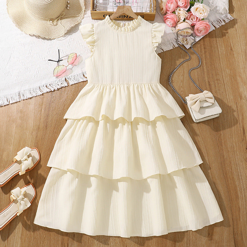 Rochie cu detalii Senia Crem