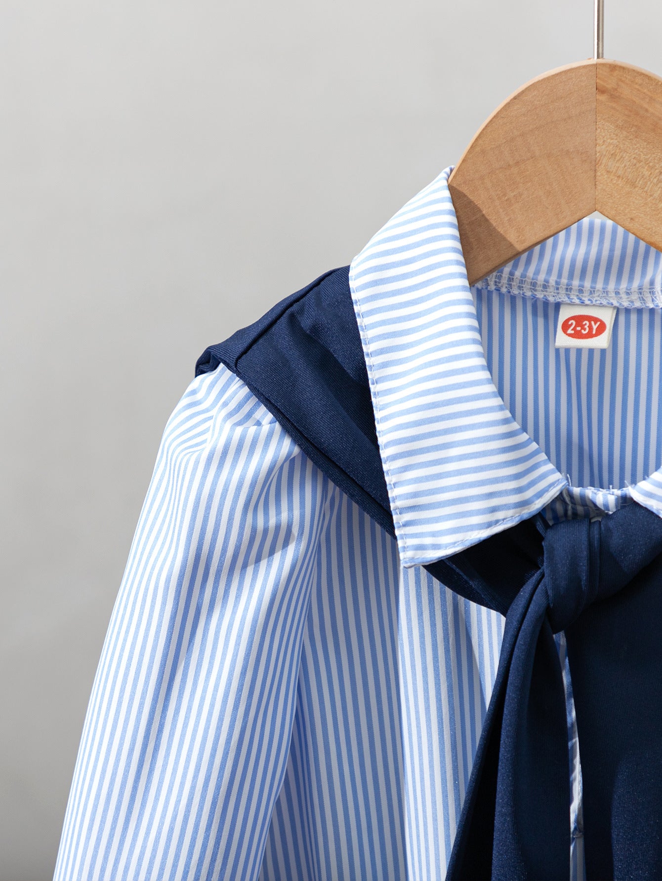 Rochie cu guler detasabil Yrva Albastru